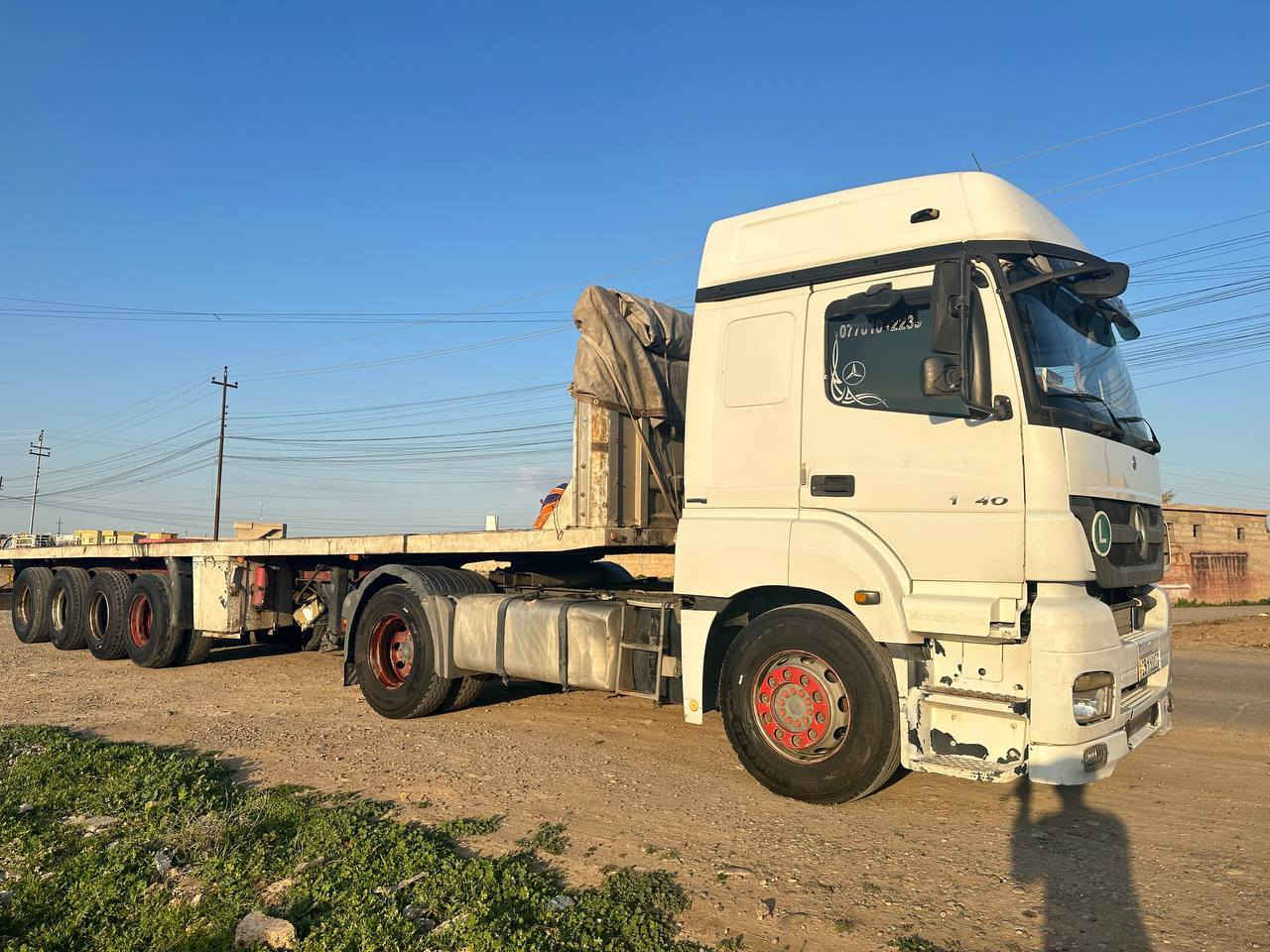 ت
السلام عليكم
للبيع أكسور موديل 2008
رقم كركوك انگليزي
حجم 1840
هاف طگتين +تدفئه تبريد كلو شرط شغال
طخم تاير جديد
+ترهم بس الراس وحدو
سعر 225 وبيها مجال شي قليل
***********
***********
