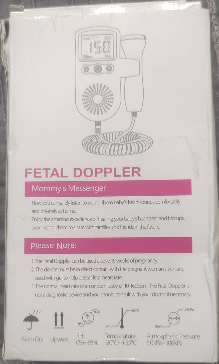 جهاز لسماع نبض الجنين
جهاز سماع نبض الجنين – Fetal Doppler JSL-T501
استمتعوا بلحظة الاطمئنان وسماع نبض قلب الجنين بكل وضوح من المنزل مع جهاز Fetal Doppler الحديث.
المميزات:
شاشة رقمية واضحة لعرض معدل نبض الجنين (BPM).
حساسية عالية لالتقاط نبض الجنين بسهولة.
مكبر صوت مدمج لسماع النبض بوضوح.
مجس (Probe) مستقل لسهولة الاستخدام.
تصميم خفيف ومريح للحمل.
يعمل على البطاريات وسهل التشغيل.
مناسب للاستخدام المنزلي أو للعيادات.
المواصفات:
الموديل: JSL-T501
التردد: 3.0 MHz
شاشة: Digital LCD
قياس نبض الجنين بدقة عالية.
صوت واضح وتقنية تقليل التشويش.
محتويات العلبة:
جهاز دوبلر نبض الجنين.
مجس الفحص (Probe).
سلك التوصيل.
علبة الجهاز الأصلية.
فوائد الجهاز:
الاطمئنان على نبض الجنين في أي وقت.
مناسب للأمهات الحوامل من الأسابيع المتقدمة للحمل.
سهل الاستخدام ولا يحتاج خبرة طبية.
🔒 السعر 15000 الف ويوجد  50 قطعة


**إذا كنت صاحب هذا الإعلان وتريد حذفه لأي سبب، رجاءا أرسل رسالة إلى الدعم الفني**