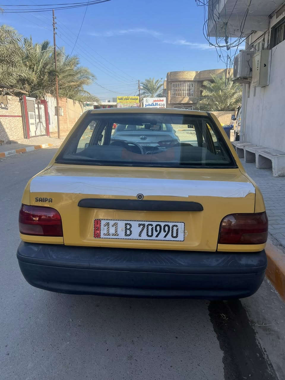 سلام عليكم سايبا ٢٠١٢
نظافتها فوق الجيدة
كير ومحرك وشاصي نظيف ولا غلطة
رقم الماني السياره باسمي بأي وقت احول باسمك ماعليها غرامات ولا هيئة
كشرها نظيف ماكو اي خياسات
ادامه مستمرة
بنكة راديتر جديدة نوزلات جديده بلكات جديدة فيت بم جديد تخم تايرات جديد 
السعر ٢٧ ورقة وبيها مجال بسيط
المكان شاطئ التاجي 
رقمي ***********
