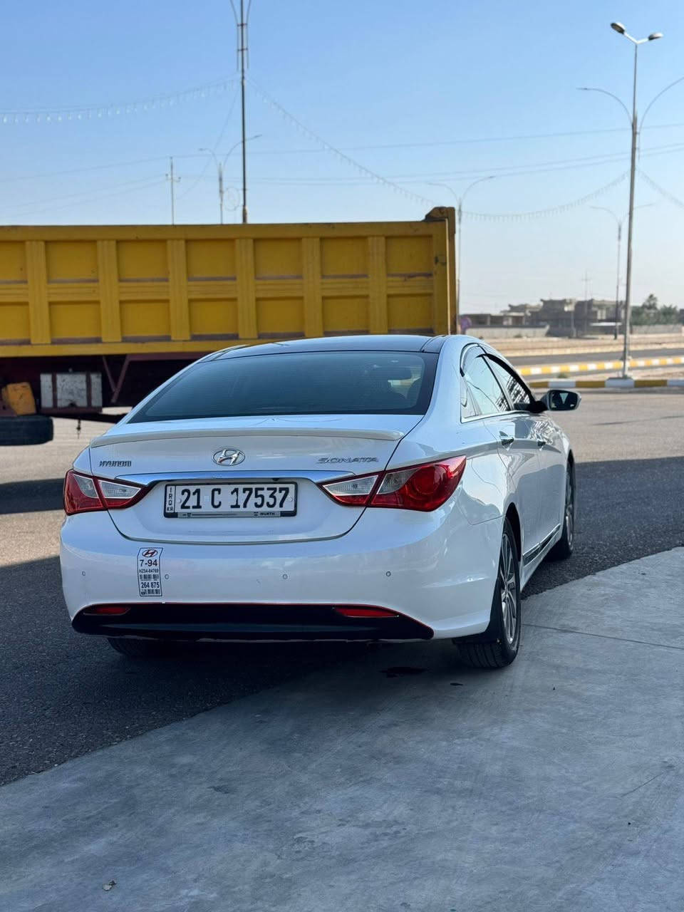 السلام عليكم هونداي سوناتا مديل 2012خليجي بدون صبغ مكفوله  محرك2400دوش 6كير سياره شركه العامه تخم تاير صدر مامي خلفي كله جديد سياره جاهزه من كلشي رقم الدولي بسمي هزه جديده سياره  السعر135وبيهة مجال بسيط مكاني عامريه الفلوجة الاستفسار انتصل***********
