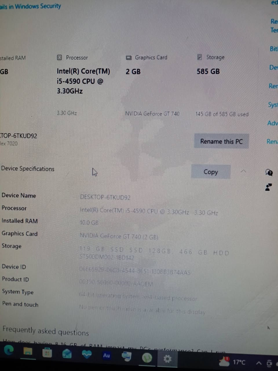 السعر 225
ملحقات كامله
شاشة hp
كارت شاشة GT 740
هارد hdd 500
هارد ssd 128
ماوس لوجتك 502
كيبورد ريدراكون كيمنك
RAM Ddr3
10 كيكا

مع هديه
 كاميرا ويب تصوير
ومع يو بي اس maxma 1200

كل هذا ب225 الف

مكاني بغداد الكريعات

كلشي شغال ومستعجل عالبيع
واتساب موجود
***********
