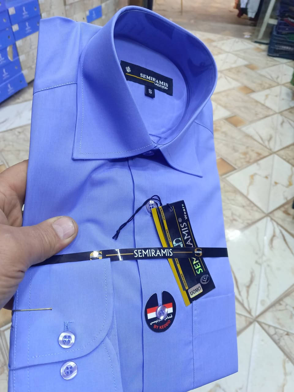 قميص ردن ماركة جاكوبي شبابي 
السعر 15000
القطعتين 25000
التوصيل اي كميه 5000
اذا متكدر تجينا احنه نجيك🚗
متوفر خدمة توصيل كافة المحافظات
للتوصيل مراسلة البيج او الاتصال))
(***********)
(7776956966)
—————————————-
#العنوان_الانبار_هيت
#_بداية_شارع_الحم#
