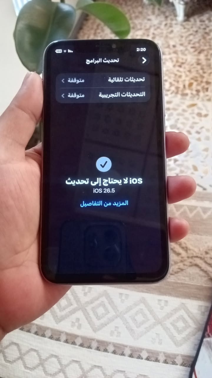 السلام عليكم ايفون 11  كامل مبدل شاشه وبطاريه بطاريه اصليه شرط وقطاره بل شحن ذاكره 64 موبايل نضيف مال بيت محدث اخر اصدار للبيع او مراوس ويا اكس ماكس او 12


**إذا كنت صاحب هذا الإعلان وتريد حذفه لأي سبب، رجاءا أرسل رسالة إلى الدعم الفني**