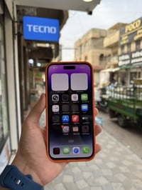 : 14 برو ماكس  256  بطاريه 100  شاشه مبدله اصليه  فيس إيدي شغال  ضهر م...