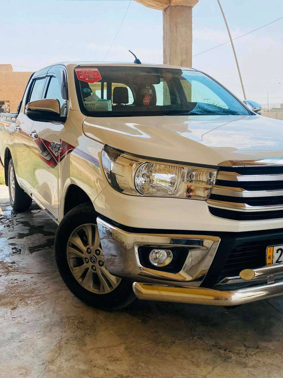 سلام عليكم 
تويوتا هايلوكس للبيع
موديل 2023 ساز فول مواصفات بدون ضرر سياره خير من الله
شاحن لاسلكي مري شفط 
ماشيه 68
رقم صلاح الدين تحويل ثاني يوم 
السعر 280 وبي مجال 
لل استفسار الاتصال بالرقم ***********
