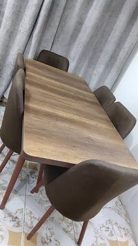 ميز طعام • ٦ كراسي • مستخدم سبوع