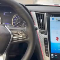 ربط شاشة اندرويد انفنتي Q50 Q60 تسلا كبيرة فول مواصفات تدعم كل معلومات...