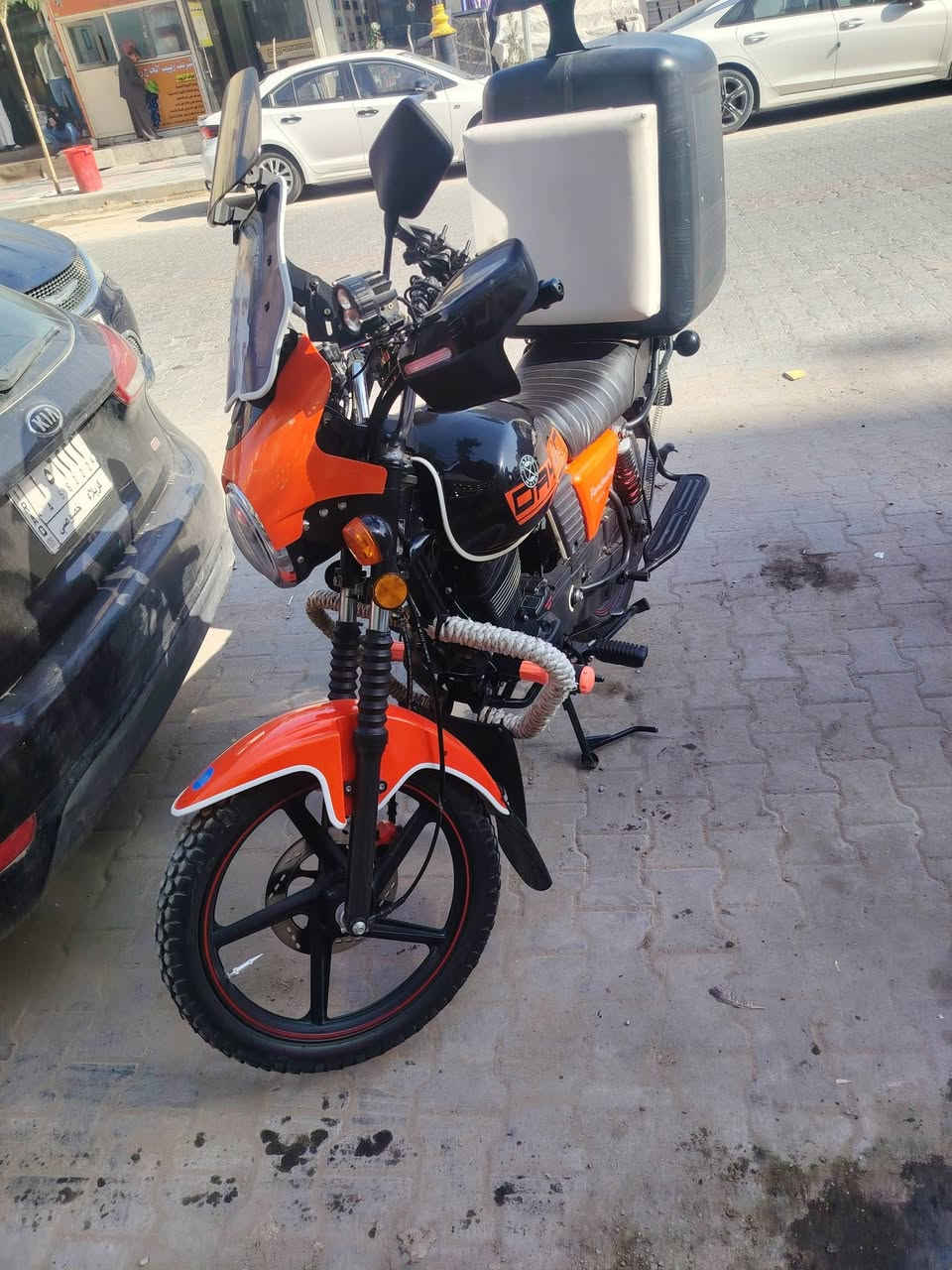 سلام عليكم دراجه اللبيع   دايون جبلي موديل 25  رقم انكليزي ادهوك وكيله علي عنجور أسعر 2500 أو بيه مجال الشراي أو هاذه رقم الهاتف ***********
