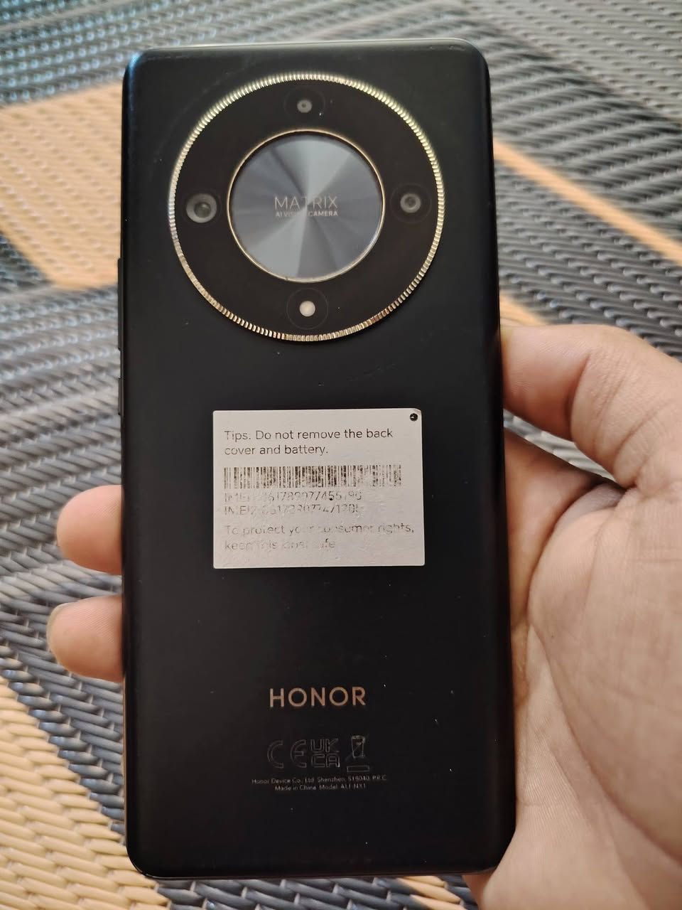 سلام عليكم اخوان جهاز Honor x9b جهاز جديد بمعنة الكلمة كلشي ما امبدل بي علة وضع (الشركة) الشواصي جديدة الشاشة بلادية الزكة مال شركة حتى بيهة تراب 
ضد الكسر مقاوم للصدمات والسقوط حجم الشاشة 6.7 انج ذاكرة 256GB الجهاز (ابلادي) سعر الجهاز جدا رخيص بلاش 250 وبي مجال/ اتصل على الرقم *********** موجود واتساب
