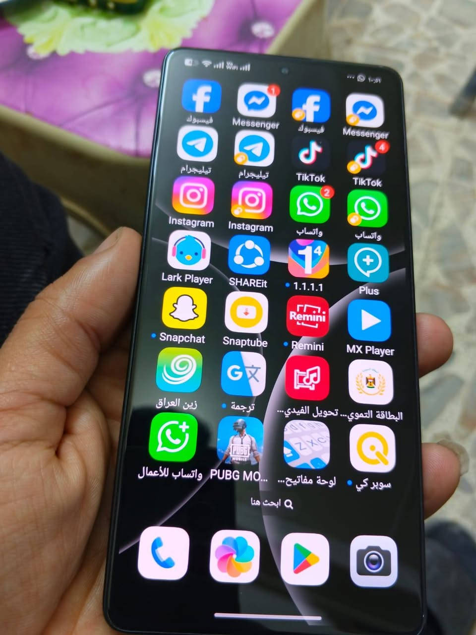 نوت 13 بروه ذكره 512رام 12+12 شحن67واط  شاشه سوبر املد  الجهاز بدون غراض   اي مشكله يرجع الجهاز  مكان حله سعره خاص


**إذا كنت صاحب هذا الإعلان وتريد حذفه لأي سبب، رجاءا أرسل رسالة إلى الدعم الفني**