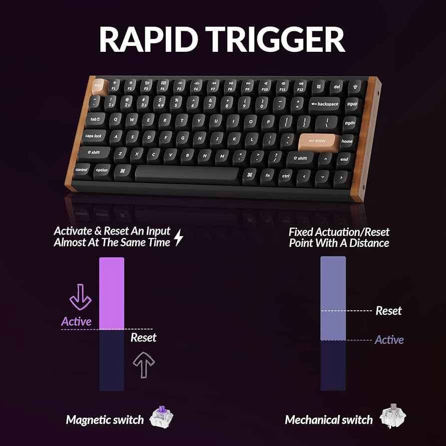Keychron K2 HE Rapid Trigger Wireless Custom Keyboard with Hall Effect Gateron Double-Rail Magnetic Switch, QMK 2.4 GHz Bluetooth 5.2 RGB Compatible with Mac Windows Linux (Aluminum + Wood) أربيل, العراق


**إذا كنت صاحب هذا الإعلان وتريد حذفه لأي سبب، رجاءا أرسل رسالة إلى الدعم الفني**