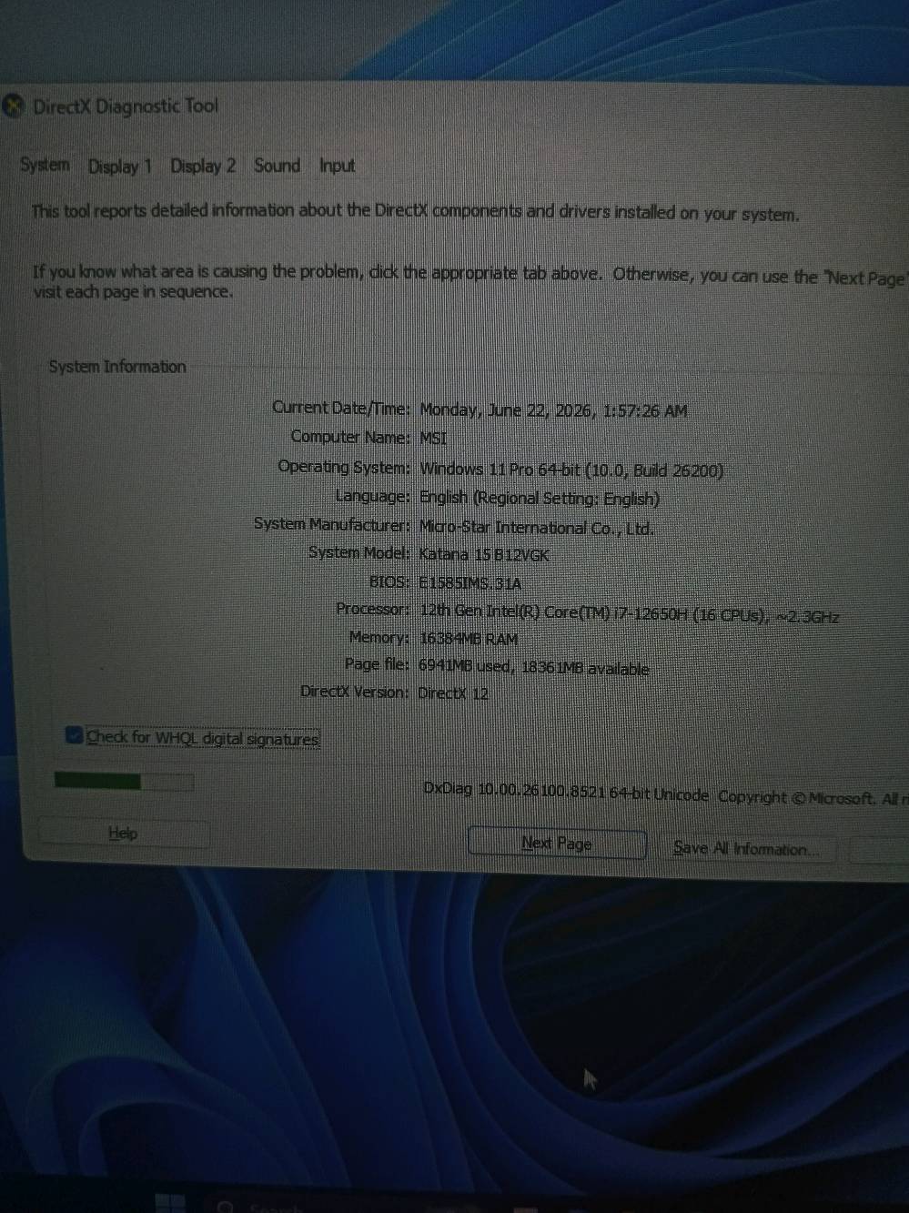 ‏ للبيع لابتوبك الـ MSI Katana 15 بناءً على المواصفات الظاهرة في الصور:
‏💻 لابتوب جيمنج  MSI Katana 15 للبيع 🔥
‏الموديل: MSI Katana 15 B12VGK
‏الحالة: نظيف جداً وبكامل ملحقاته مع الكارتون الأصلي.
‏🚀 المواصفات الخارقة (Specifications):
‏المعالج (CPU): Intel® Core™ i7-12650H (الجيل الثاني عشر، أداء جبار للألعاب والبرامج الهندسية والرندرة).
‏كارت الشاشة (GPU): NVIDIA® GeForce RTX™ 4070 الخارق بذاكرة 8GB GDDR6 (يشغل أقوى ألعاب الـ AAA وبرامج المونتاج بسلاسة تامة).
‏الذاكرة العشوائية (RAM): 16GB DDR5 بسرعة فائقة.
‏الهارد (Storage): 512GB NVMe SSD سريع جداً لإقلاع النظام والألعاب بلمح البصر.
‏الشاشة: بحجم 15.6 بوصة FHD، بدقة عالية ومعدل تحديث 144Hz (مثالية للألعاب السريعة والـ FPS) مضادة للانعكاس (Anti-Glare).
‏الكيبورد: كيبورد مخصص للألعاب بإضاءة RGB مميزة ومظهر خارق.
‏💵 السعر:
‏1,750,000 دينار عراقي (مليون و سبعمية و خمسين ألف دينار)
‏📍 الموقع: [بغداد الغزالية]
‏📞 للتواصل والاستفسار: [***********