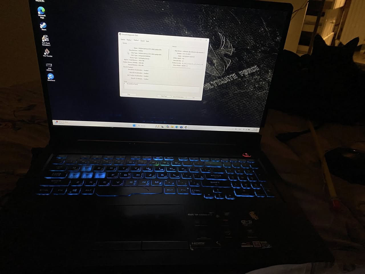 ⸻
🔥🔥 للبيع ASUS TUF Gaming F17 – RTX 3060 🔥🔥

💻 لابتوب قيمنك قوي جداً بشاشة كبيرة 17.3 إنش
مناسب للألعاب الثقيلة + التصميم + المونتاج الاحترافي

⚡ المواصفات:
✅ معالج Intel Core i7-11800H (جيل 11 – 8 أنوية)
✅ كرت شاشة NVIDIA RTX 3060 6GB أصلي
✅ رام 16GB
✅ شاشة 17.3 FHD
✅ كيبورد RGB AURA
✅ تبريد احترافي بمروحتين
✅ WiFi 6
✅ نظام Windows 11 Pro
✅ DirectX 12 Ultimate
هارد دسك  512GB + 512GB

اشتريتهة من النبع قبل سنتين ب 1850$

عارضهة حاليا بمليون وربع

كلش محافظ عليهة
بس مداستخدمهة قليل
ابيعهة افضل

للتواصل والاستفسار
***********
