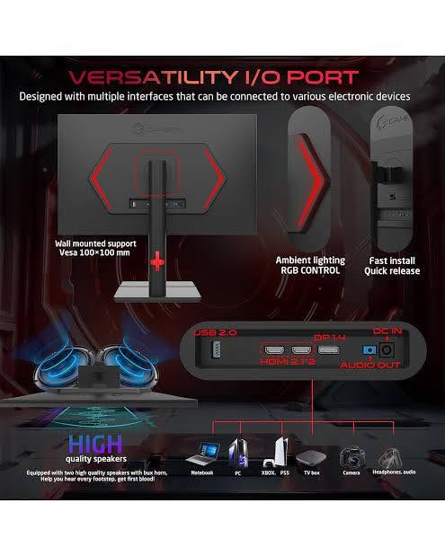 شاشه العاب من شركة جيم اون
نظيفه ما داخله تصليح 240HZ سريعه وقويه والدقه 2K والوان الشاشه IPS وضائه الشاشه مني اوليد يعني الصوره واقعيه ‎%‎100 والون الاسود حقيقي وتستخدم لكل الاجهزه

السعر 400


**إذا كنت صاحب هذا الإعلان وتريد حذفه لأي سبب، رجاءا أرسل رسالة إلى الدعم الفني**