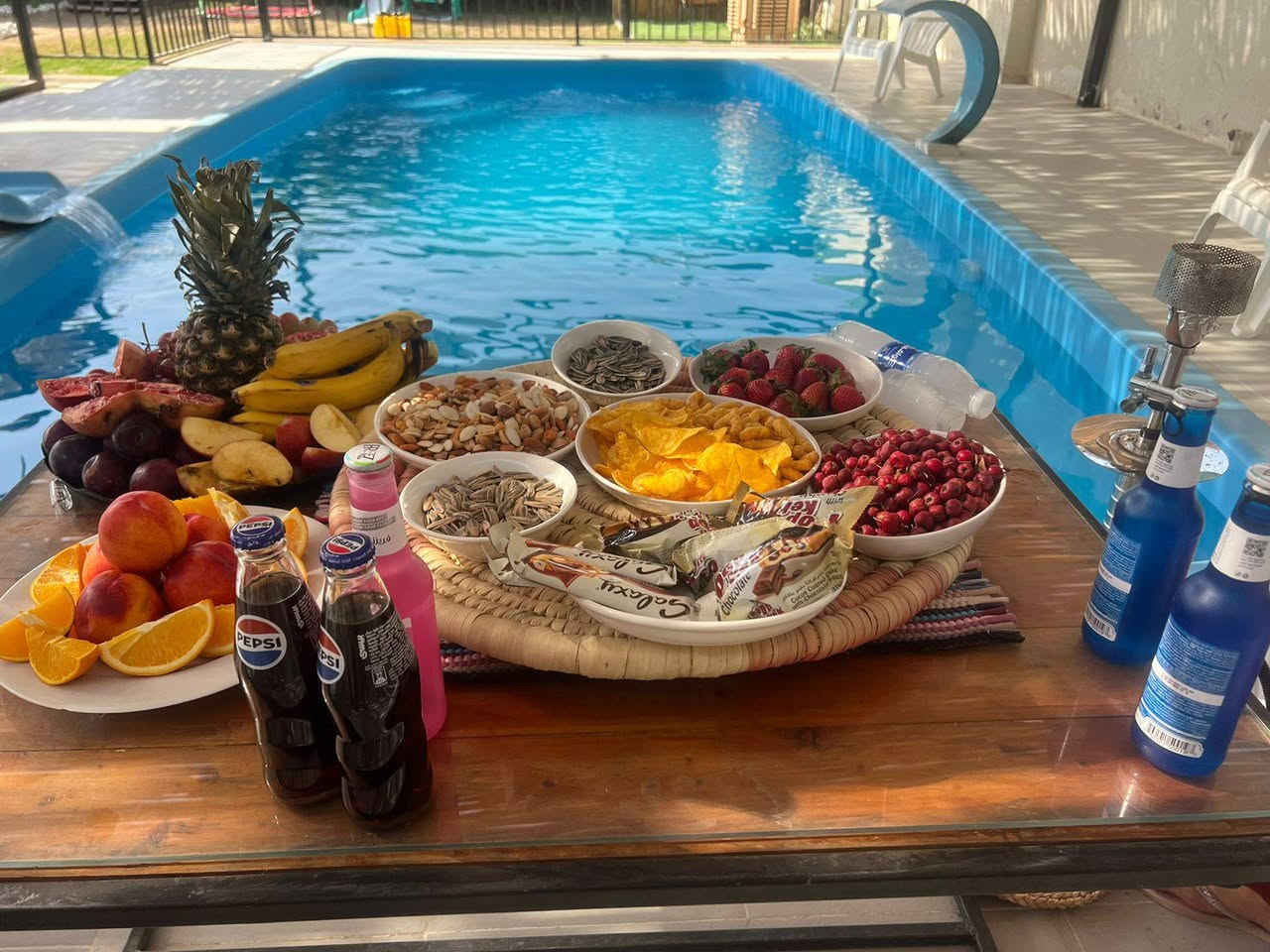 مزرعه آشور 🌺 موقعها ابو غريب للاستفسار الاتصال ع رقم التالي ***********
يتوفرُ جميعُ الخدمات التي تخطرُ على بالكم مع أجواءِ الطبيعةِ  
مميزاتُ آشور 🌸
1.التيار الكهربائي على مدار 24 ساعةٍ كاملة دون إنقطاع   تعملُ بنظام التشغيل الأوتوماتيكي ☺️
2.مسبح خاص للأطفال 👧 
3.مسبح خاص للكبار
4.تحتوي المزرعه على ألعابٍ للطفال والعاب للكبار (( منضدة 🏓 + فيشه + بليارد))
5.بيت مؤثث ومكيفة + غرفتين  نوم مؤثثة ومكيفة + مطبخ + صحيات 😍
6.جلساتٌ خارجية وداخليه
 7.مكانٌ مخصص للشواء 😍
8.تتوفر سماعات صوتيه 🎵

9. يتم تعقيم المكان بشكلٍ كامل بعد كل إستخدام 😷 
ملاحظة مهمة جدا جدا :؛
المزرعه داخل بغداد عل طريق ابو غريب القديم 📍🪶
10 المزرعه موثقه بتطبيق اجرلي 

إحجز ☀️ إسبح 🏊 إشوي 🐟 وإقض أحلى وأمتع الأوقات مع عائلتك في أجواءٍ  جميلة 

#العنوان بغداد الكرخ ابو غريب حي الرساله  
للحجز والإستفسار
الاتصال على الرقم التالي او مراسلتنا على الواتساب 
***********
