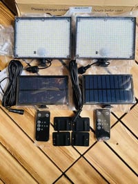 لايت شمسي • حساس حركة • ريموت تحكم