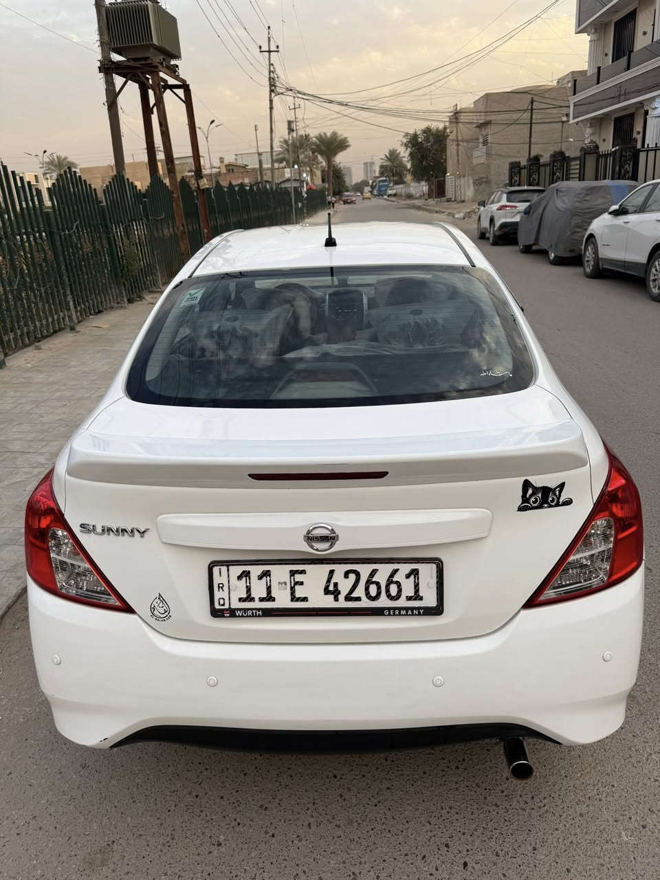 نيسان سني
استلام شركه خليجي  
موديل 2023 على وضع الزيرو  
ماشيه 48 كيلو
السعر 122 
رقم بغداد الدولي  وسنويه بأسمي وهزه وفحص كله جديد  شرط التحويل 
سياره جاهزه من جميع النواحي شرط تراي زيرو 
                                                    مكان السياره بغداد الغزالية

☎️   ***********
