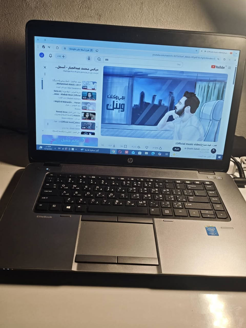 سـعر175✨ عنوان بغداد المشتل(رقم الهاتف :***********)
للبيع لابتوب HP EliteBook 850 G2 نظيف جداً
 * المعالج: Intel Core i7 (الجيل الخامس)
 * الرام: 8 جيجابايت (8GB)
 * الهارد: 256GB SSD (سريع جداً في التشغيل)
 * الشاشة: 15.6 بوصة
 * النظام: ويندوز 10 برو (Windows 10 Pro) أصلي
الجهاز يتميز بالأداء السريع والتصميم النحيف والأنيق، مناسب جداً للدراسة والعمل المكتبي والبرمجة. كلشش يفيدكم
