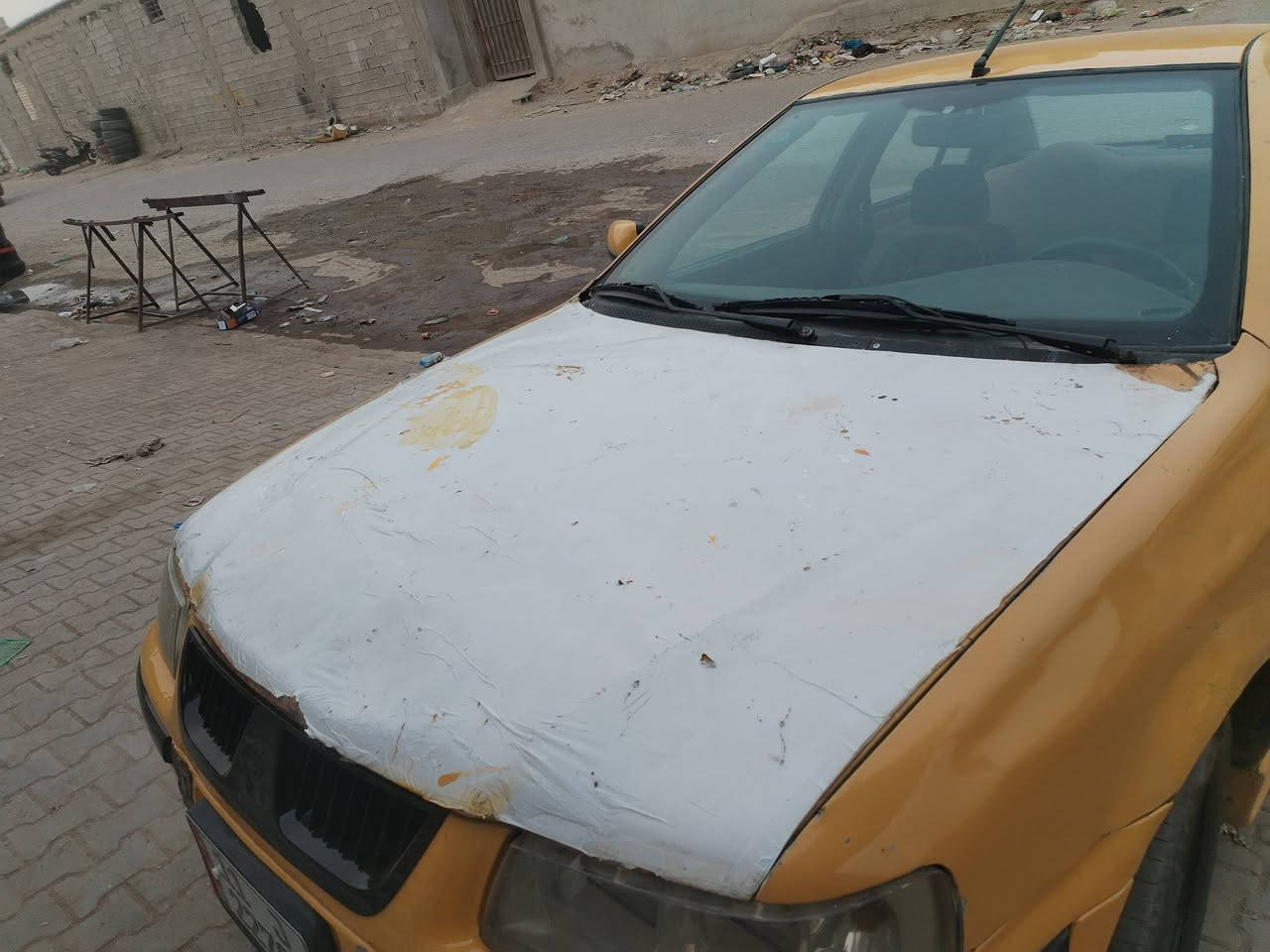 سمند ١٠ موديل مصفره بغداد ***********
