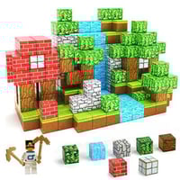 مكعبات ماين كرافت مغناطيسية • ١٢٠ قطعة • توصيل جميع المحافظات