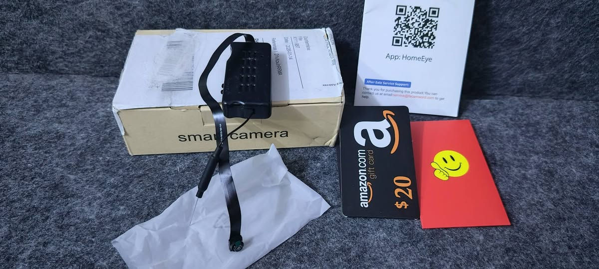 كامرة مراقبة مخفية صغيره جدا
 مع كارت مكتوب بيه امزون 20$
25000


**إذا كنت صاحب هذا الإعلان وتريد حذفه لأي سبب، رجاءا أرسل رسالة إلى الدعم الفني**