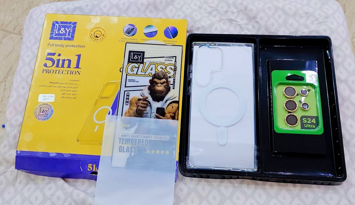 5 كفرات s24ultra جدد غير مستخدم +بكج يحتوي على لاصق حماية للشاشه +لاصق حماية للعدسات+قطعة قماس خاصة للتنظيف، لجهاز s24 ultra 
للبيع كلهن شلع السعر ٥٠ الف ما عندي توصيل


**إذا كنت صاحب هذا الإعلان وتريد حذفه لأي سبب، رجاءا أرسل رسالة إلى الدعم الفني**