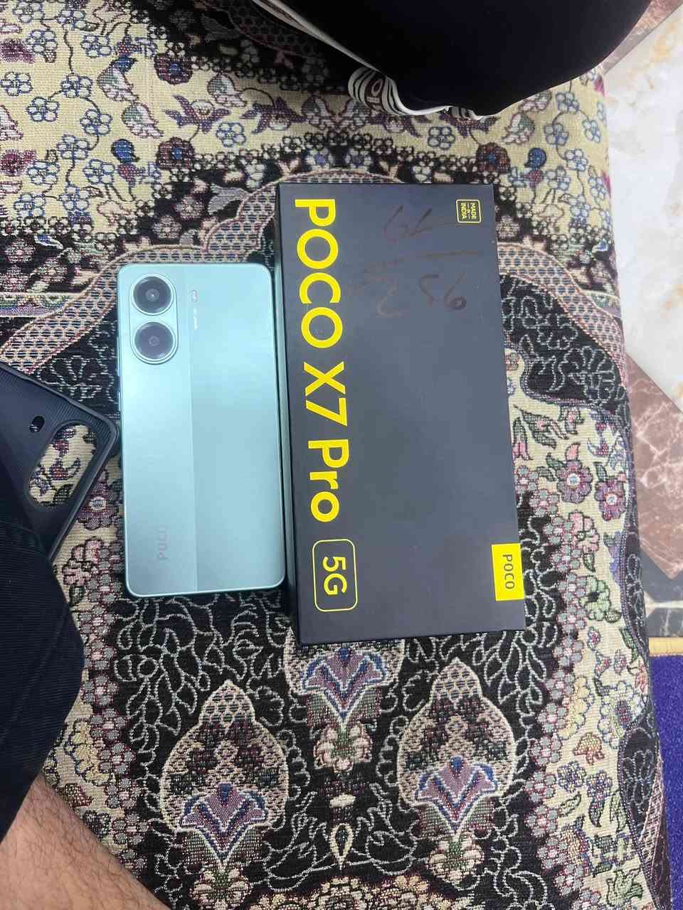 PocoX7pro جهاز نضيف ذاكره256بطارية100 جهاز صاله شهرين من شتريته جديد بعده
***********متواجد واتساب وفيس سعر خاص
