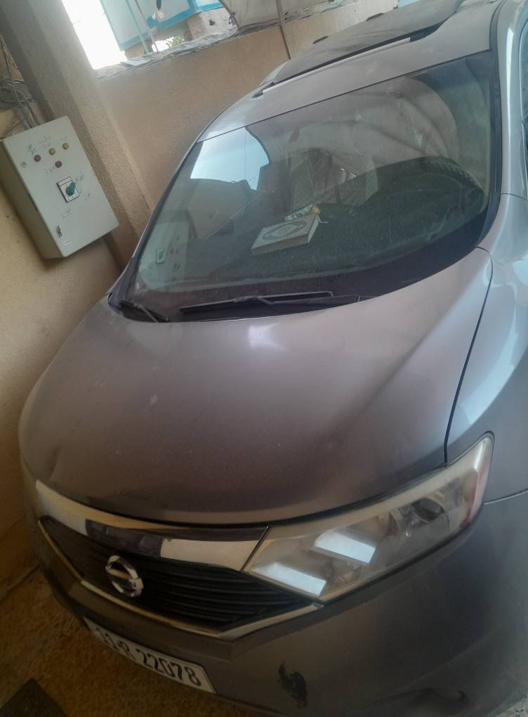 السلام عليكم نيسان كويست ٧راكب  للبيع فقط ...
موديل 2012 فئة SL

داخله كلين تقرير غرق رقم بغداد انكليزي سنوية وهزة جديدة تحويل مباشر
مواصفاته جلد دبل فتحة شاشات عدد ثنين تبريد تدفئة صندوق كهرباء شفط 
كامرة اشاير بالمري تسخين مقاعد  حساسات تاير حساسات دب ماء وبهي هواي موصافات 
ماشية ١٧٣ كير ومحرك مكفولات تايرات أمامية جدد صدر كله نضيف فقط.. نقصه دبلات خلفي زوج واذان محرك عدد ثنين  و لاستيك رباط 
شرح  تفصيلي موجود بالفيديو راسلني وات ساب ادزلكيا 

السعر110وبيه مجال

عنوانه السيارة الانبار /الفلوجة 
للإستفسار 
*********** الفلوجة, الأنبار
