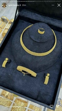 عقد ذهبي • زركون سويسري • ضمان سنتين