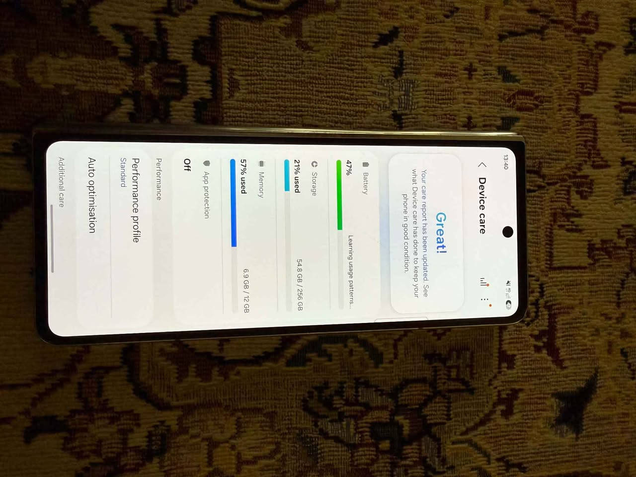 Rom 256gb
Ram 12gb
Zoom 30X
2 sim + esim
Battrey 4400ma

شاشە گەورەکەی ئەو پەڵەی تیایە و زیا ناک و شاشە بچوکەکەی کەمێ شوختی هەیە نرخی 490 هەزار یان گۆڕینەوە السليمانية, العراق


**إذا كنت صاحب هذا الإعلان وتريد حذفه لأي سبب، رجاءا أرسل رسالة إلى الدعم الفني**