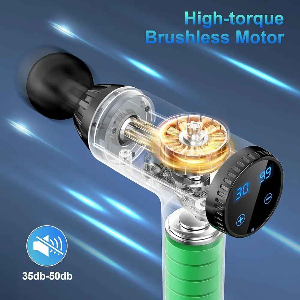 💪 جهاز مساج احترافي للعضلات مناسب للاستخدام الشخصي وللرياضيين والمعالجين الفيزيائيين، يساعد على تدليك العضلات والأنسجة العميقة بفعالية ويخفف آلام الرقبة والظهر بسهولة.
🔄 6 رؤوس مساج قابلة للتبديل بأشكال مختلفة لاستهداف كل مجموعة عضلية بدقة، ويمكن تركيبها أو تبديلها خلال ثوانٍ لتجربة مساج متنوعة ومريحة.
⚙️ 30 مستوى سرعة قابلة للتعديل تصل حتى 3200 دورة بالدقيقة، لتختار شدة الاهتزاز المناسبة سواء للاسترخاء بعد التمرين أو للمساج اليومي.
🔇 تشغيل هادئ وتصميم مريح لليد بفضل تقنية تقليل الضوضاء التي لا تتجاوز 45 ديسيبل حتى على أعلى سرعة، مع قبضة مريحة وسهلة الاستخدام. بغداد, العراق


**إذا كنت صاحب هذا الإعلان وتريد حذفه لأي سبب، رجاءا أرسل رسالة إلى الدعم الفني**