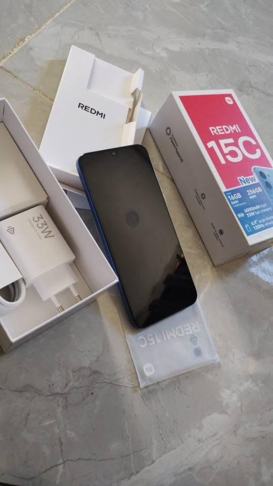 تلفون للبيع (REDMI 15c) ما مستعمل أبد جديد ذاكرة 256 العنوان الشعله الرقم *********** واتساب فقط السعر 250 ألف وبي مجال
