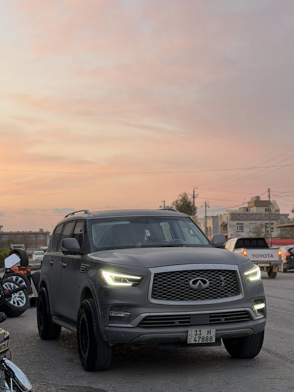 انفنتي ٢٠١٩ qx80 نفطي رقم بغداد فول مواصفات داخل مشمشي وvip بيها ٣ قطع حادثها جانبي جاهزة السياره كير ومحرك وشواصي ودواخل كفالة مكانها للاستفسار ***********
السعر ٢٩٠
