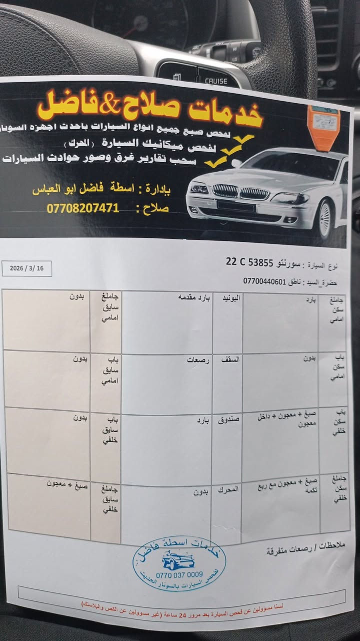 2019 محرك 6  وارد كندي
 رقم اربيل سنويةو هزة جديد 
 محرك وكير بشرط ما مفتوح 
السعر 180 بي مجال العنوان كركوك ***********
