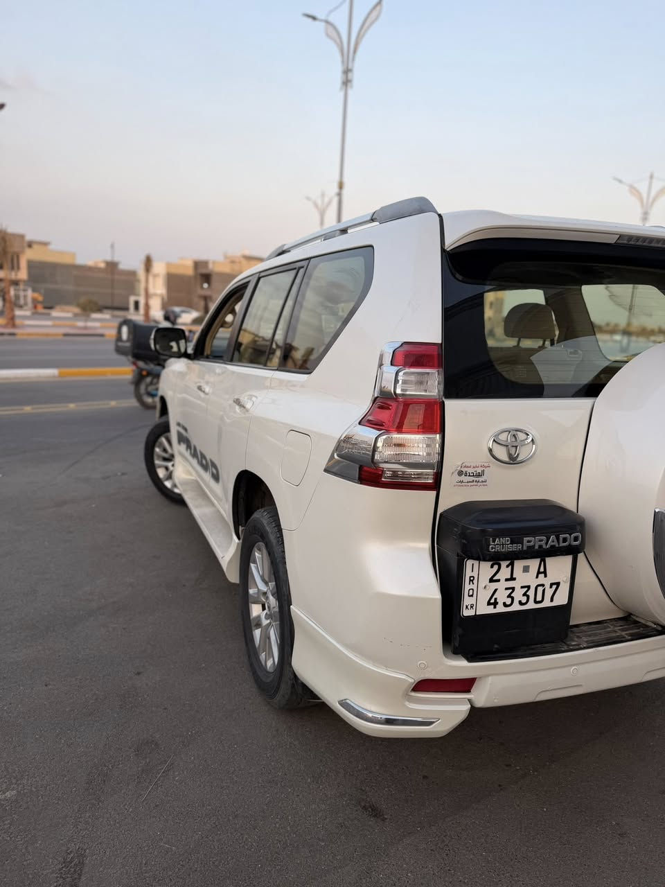 برادو 2016 EX.R
دبل تانكي 
سياره كفاله ماعده بارد شبر بالجنطه والسونار مالته موجود بالصوره 
سعره ٣١٠$
العنوان كربلاء 
***********
***********
