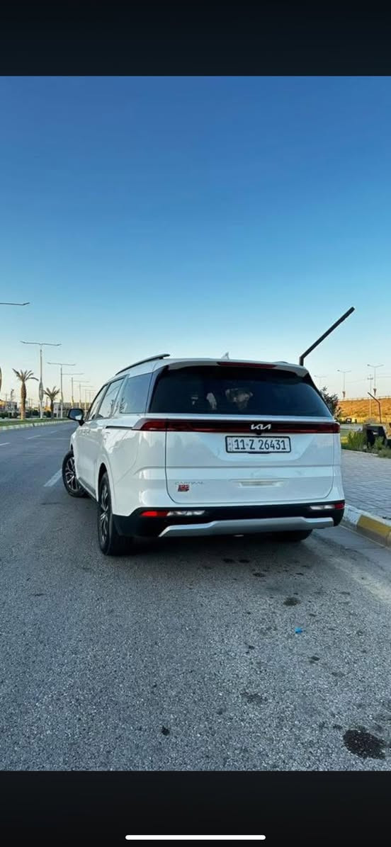 كيا كرنفال 2023 فول داخل جملي
V6 ستة سلندر 

رقم بغداد 

ماشية 22 الف كيلو فقط

السيارة مكفولة من الصبغ والبارد والشخط 

1.بصمة أبواب

2. شاشة

3. تحديد مسار

4.كشنات جلد

5.بصمة

 6. بردات خلفية بلادية

7 .لد نهاري

 8. حساسات لايتات

9. بيبان كهرباء 

10. رادارات 360

11. كشافات

12. لايتات لد 

13. مانع تصادم

14. ثلاث قطع تبريد

15. هند بريك بصمه

16. ⁠7 راكب

17. مراقبة نعاس السايق

18. وضعيات قياده سبورت إيكو نورمال

19.مثبت سرعه

20. تحكم ستيرن 

وبعد بيهه مواصفات

🚨السعر 285

🚨مكانها الفلوجة

🚨  ‭0787 974 5770‬
