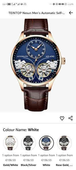 السلام عليكم منشور خاص  بالساعات الاوتوماتيك والكوارتز الجديدة  والمستخدمة مع كامل ملحقات  كل ساعة وسعرها متواجد اتصال واتساب على الرقم *********** متوفر توصيل جميع المحافظات.
