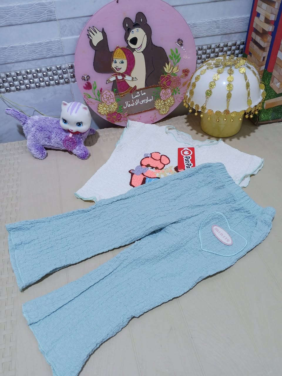 بات بات أطفال بيتي وطلعه وفستان قياسات من 6 أشهر إلى 7 سنوات بناتي ولادي
العدد 51 قطعه


**إذا كنت صاحب هذا الإعلان وتريد حذفه لأي سبب، رجاءا أرسل رسالة إلى الدعم الفني**