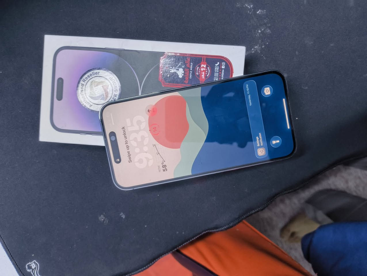 Iphone 14 PRO MAX 256G
السلام عليكم
ايفون 14 نظيف مكفول من التصليح والتبديل والخدوش
بطارية %79
لا مجدد ولا بالة جاني من اول ما نزل
سعرة 775 بي مجال
مكاني الحرية الدولعي
***********
