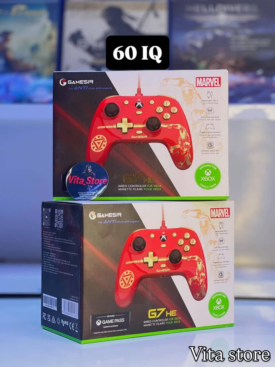 انواع جوستكات GAMESIR المتوفره 
توصيل لكافة محافظات العراق 5الف


**إذا كنت صاحب هذا الإعلان وتريد حذفه لأي سبب، رجاءا أرسل رسالة إلى الدعم الفني**