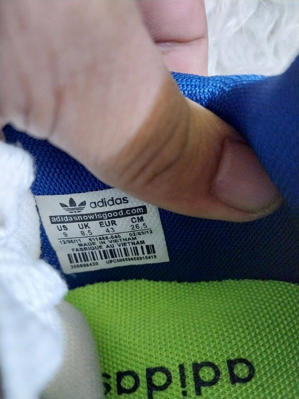 قطعه فيتنامي اديداس شرط اصلي اذا مو اصليه لاتستلم الطلب ولاتدفع دينار  السعر ٢٠ الف  والتوصيل مجاني القياس ٤٣ ع اول تم ملاحضه تصفيه محل الله شاهد


**إذا كنت صاحب هذا الإعلان وتريد حذفه لأي سبب، رجاءا أرسل رسالة إلى الدعم الفني**