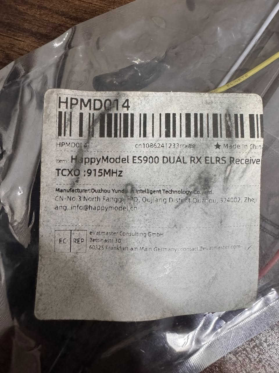 ES900 DUAL RX ELRS Receiver
915MHz
سعر ٧٥


**إذا كنت صاحب هذا الإعلان وتريد حذفه لأي سبب، رجاءا أرسل رسالة إلى الدعم الفني**
