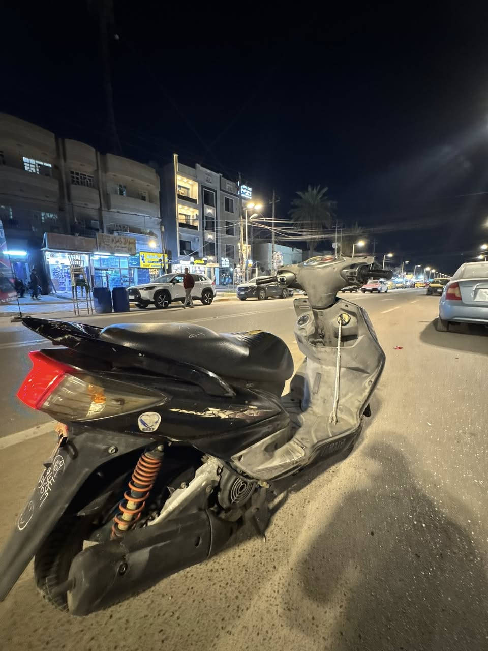 سكنس فحل كوري للبيع دراجه نضيفه وخير من الله صارلي 20 يوم من اشتريتها رمبه معرض  وياها أوراقها كامله دراجه بلاديه من كفرات من مكينه كلشي بيها بلادي تجي تفحص وتشلع عيوني مكاني بغداد الكرخ للاستفسار ***********
