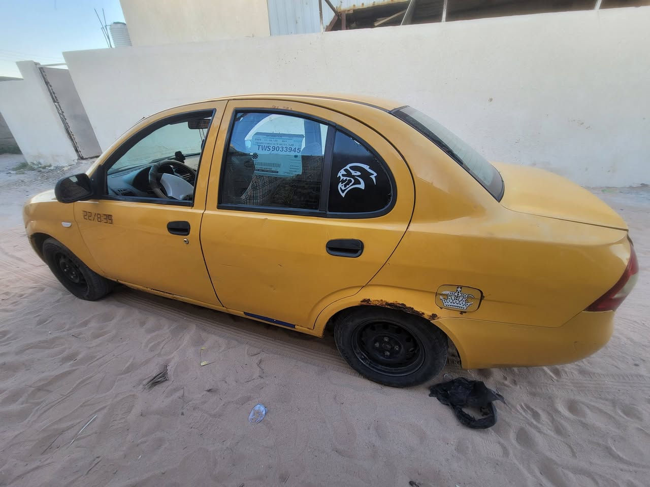 السلام عليكم طيبه موديل 15 سنويه منتهيه 2020 تحويل ثاني يوم مكينه وكير جدد تبريد ثلج السياره جاهزه من كلشي غرامات مصفره وهيئه حسب الاتفاق *********** مكاني ابو الخصيب سعرها 27
