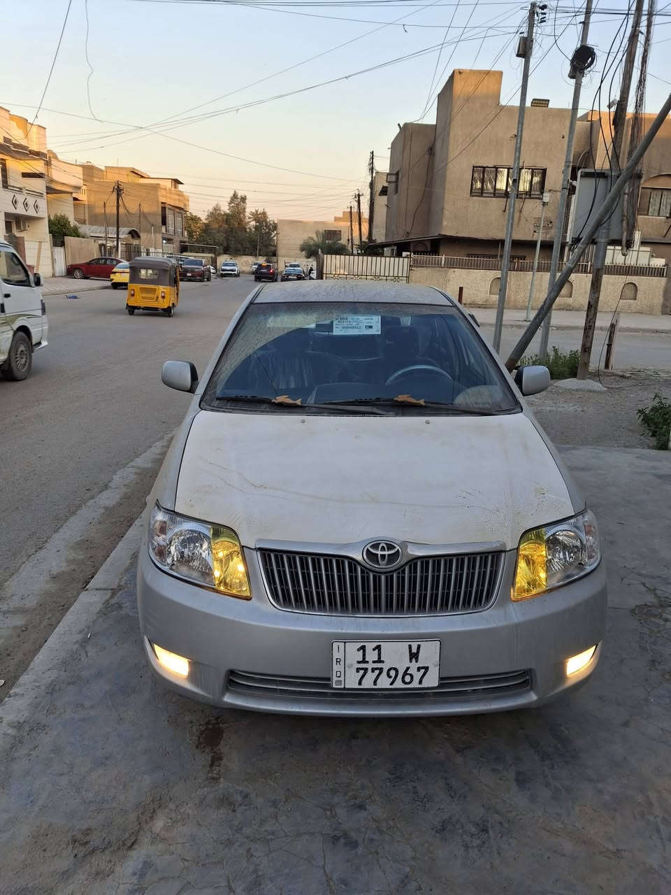 السلام عليكم كورلا بيكاجو موديل ٢٠٠٤لون سلفر جديده بمعنى الكلمه تخم تاير مكينه كير
صدر تبريد بحاله جيده صبغ بجم بدون دعمه بسبب التحديث بجم ٢٠٠٧ تحويل جديد سنويه وهزه جديده بئسمي
ياباني ابلادي مكان السياره بغداد المشتل 
*********** اوس
