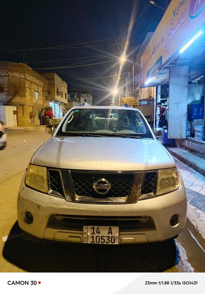 نيسان باثفندر
نيسان باثفندر موديل 2010 
خليجي فول مواصفات 
6 سلندر ، 4000
تو ويل + فور ويل 
بصمة
بصمة ابواب دخول ذكي
تحكم بالمري
تحكم ستيرن 
شاشة وسطية 
فتحة سقف 
سبع مقاعد 
3 قطع تبريد 
تبريد تدفئة

السيارة كفالة عامة بيها ملاحظات صغيرة
كفالة گير ، مكينة ، تبريد ، كهربائيات 
بدون حادث 
بدون جراد 
سنوية للـَ 2030
بأسمي تحويل ثاني يوم 
رقم بصرة الجديد 
العنوان ، البصرة الموفقية حي الاساتذة
رقم الهاتف ***********
السعر 105 وبيها مجال
