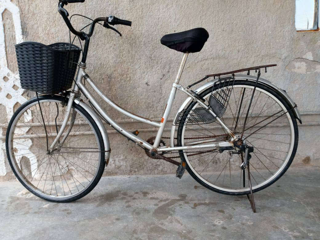 سلام عليكم اخوان 
بايسكل بناتي للبيع 
حجم 26
بريكات خلفي امامي شغال 
ويل حساس خلفي شغال 
بي كير 3نمر شغال 
تواير +جوابه  بدلتهن قبل سبوع حدد 
وياله عدلات 
بايسكل نضيف  
سعر 65وبي مجال شي قليل 
للاستفسار ‏‪***********‬‏ 
مكاني صينية حي سعد
