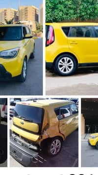 كيا صول موديل 2014 وارد امريكي حادثها جاملغ خلفي راجع بارد مكينة 2000 ...