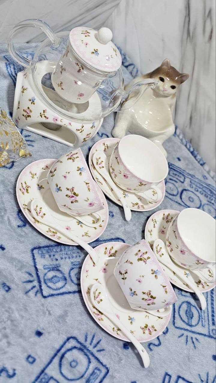 ⁨ سيت فنتجVintage ✨
متكون من 4اكواب مع الصحن مع الملاعق
 مع قوري بايركس حراري مع مهدارة مع
 شمع المهدارة


**إذا كنت صاحب هذا الإعلان وتريد حذفه لأي سبب، رجاءا أرسل رسالة إلى الدعم الفني**