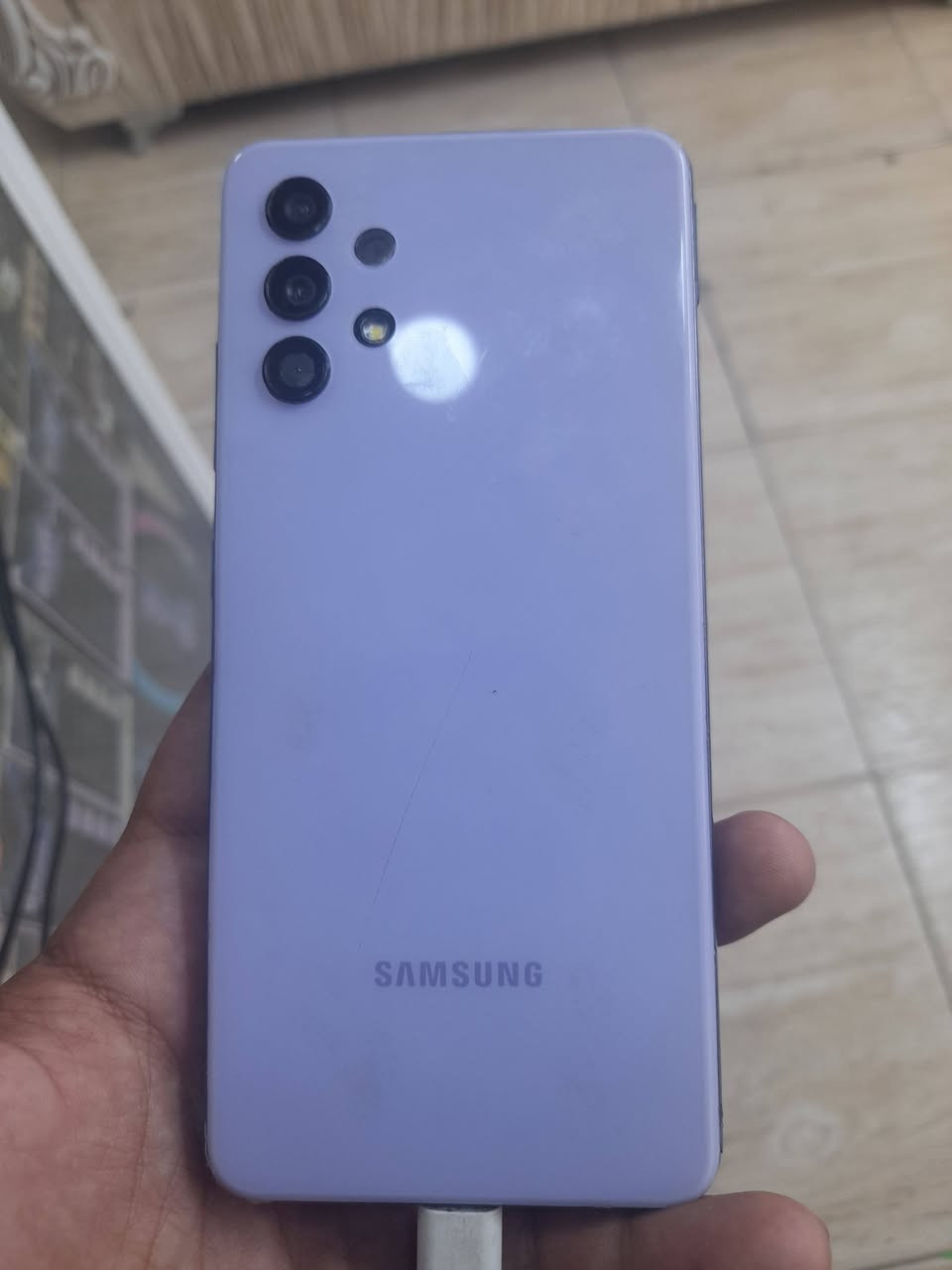 سلام عليكم موبايل samsungA32 جهاز نظيف مبدل بي بس شاشه الذاكره128 السعر 80 وبيه مجال المكان كربلاء للإستفسار ***********
